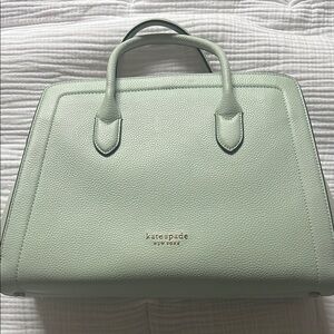 Kate Spade Mint Green knott satchel